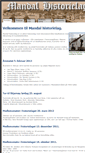 Mobile Screenshot of mandalhistorielag.no